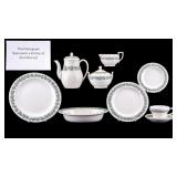 Wedgewood Embossed Queensware Dish & Tea Set