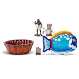 Blackamoor Figurine w/ Cages + Serving / Cookware