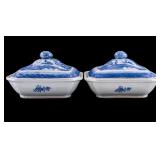 19th C. Chinese Export Lidded Vegetable Tureens