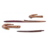 Inuit Harpoon and Fish Hook Artifacts