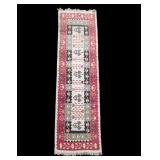 Flat-Woven Tribal Kilim Runner Rug