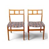 Pair of Vintage MCM Teak Dining Chairs