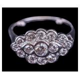 18K White Gold GIA Certified Diamond Ring