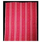 Indian Red Folk Art Ritual Chadar Prayer Cloth
