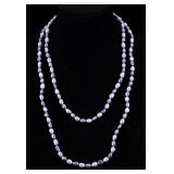 Lavender Pearl Necklace
