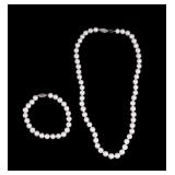 Pearl Necklace & Bracelet