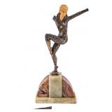 Art Deco Bronze Sculpture After DH Chiparus Dancer