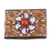 Rare Antique Sterling Silver Snuff Box
