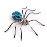 Sterling Silver Spider Pin
