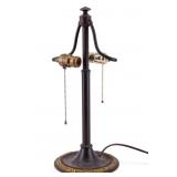 Bronze Table Lamp Base with Gilt Decoration