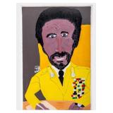 Errol Darling Folk Art Portrait Painting