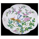 Antique Chinese Famille Rose Porcelain Plaque