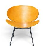 Mid-Century Modern Clam Shell-Style Chair