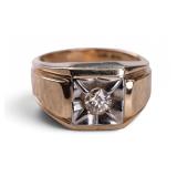 Vintage14K  Art Deco Style Men