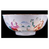 18th C Chinese Export Porcelain Punch Bowl