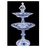 Meissen Blue & White Figural Porcelain Centerpiece