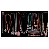Large Stone & Costume Jewelry Collection.
