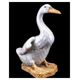 Antique Chinese Export Porcelain Duck Figurine