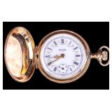14K Gold Antique Ladies Elgin Pocket Watch