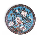 Antique Chinese Cloisonnï¿½ Bird and Floral Plate