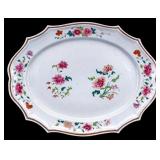 Early Chinese Export Famille Rose Platter