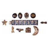 Sterling SIlver Brooches, Bracelet, and Pendant