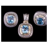 Sterling Silver and Gold David Yurman Suite