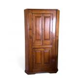 18th C Corner Cupboard One Piece