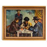 Framed O/b Reproduction After Cezanne