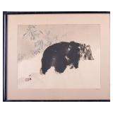 Japanese Ink Painting of Animal