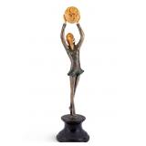 Art Deco Bronze Figural Sculpture