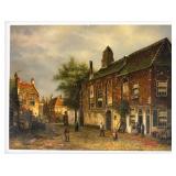 ï¿½Morning Strollï¿½ European Street Scene, Folkhoffer