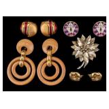 Trifari, Monet, Coro, John Saint Paul Earrings, Br