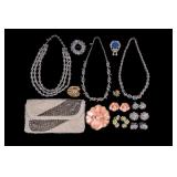 Vintage Clip Earrings and Jewelry
