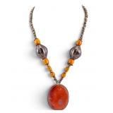 Antique Tribal / Ethnic Silver Necklace