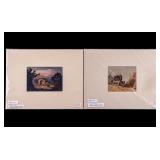 Antique British Original Watercolor Landscapes (2)