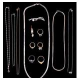Collection Of Rings, Settings, Chains, & More