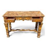 Ornate Louis XV Style Gilt Wood Console Table