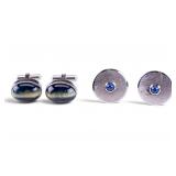 Sterling Silver Cufflinks (2 Pairs)