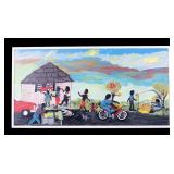 Errol Darling Jamaican Market Scene O/b