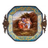 Chï¿½teau des Songes France Hand-Painted Plate