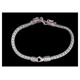 Sterling Silver John Hardy Double Dragon Bracelet