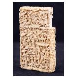 Chinese Carved Natural Material Card Case