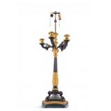 19th C French Empire Ormolu Candelabra Lamp 3