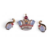 Crown Trifari Alfred Philippe Brooch and Earrings