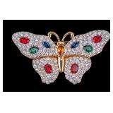 Swarovski Butterfly Pin