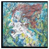 Large Abstract Expressionist Oil on Canvas