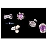 5 Sterling Silver Rings