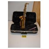VINTAGE ARMSTRONG ALTO SAXOPHONE W/CASE AND STRAP