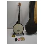 BANJO UNKNOWN MAKER W/CASE